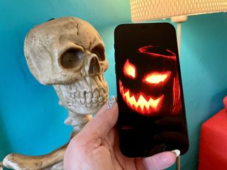 Iphone Pumpkin Spooky Halloween Hero