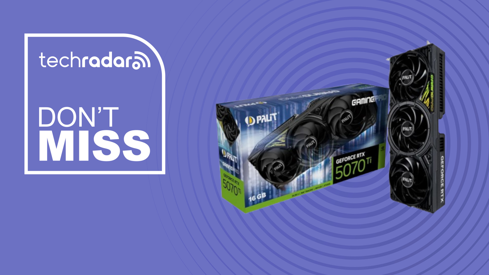 Deal post for the Palit GeForce RTX 5070 Ti