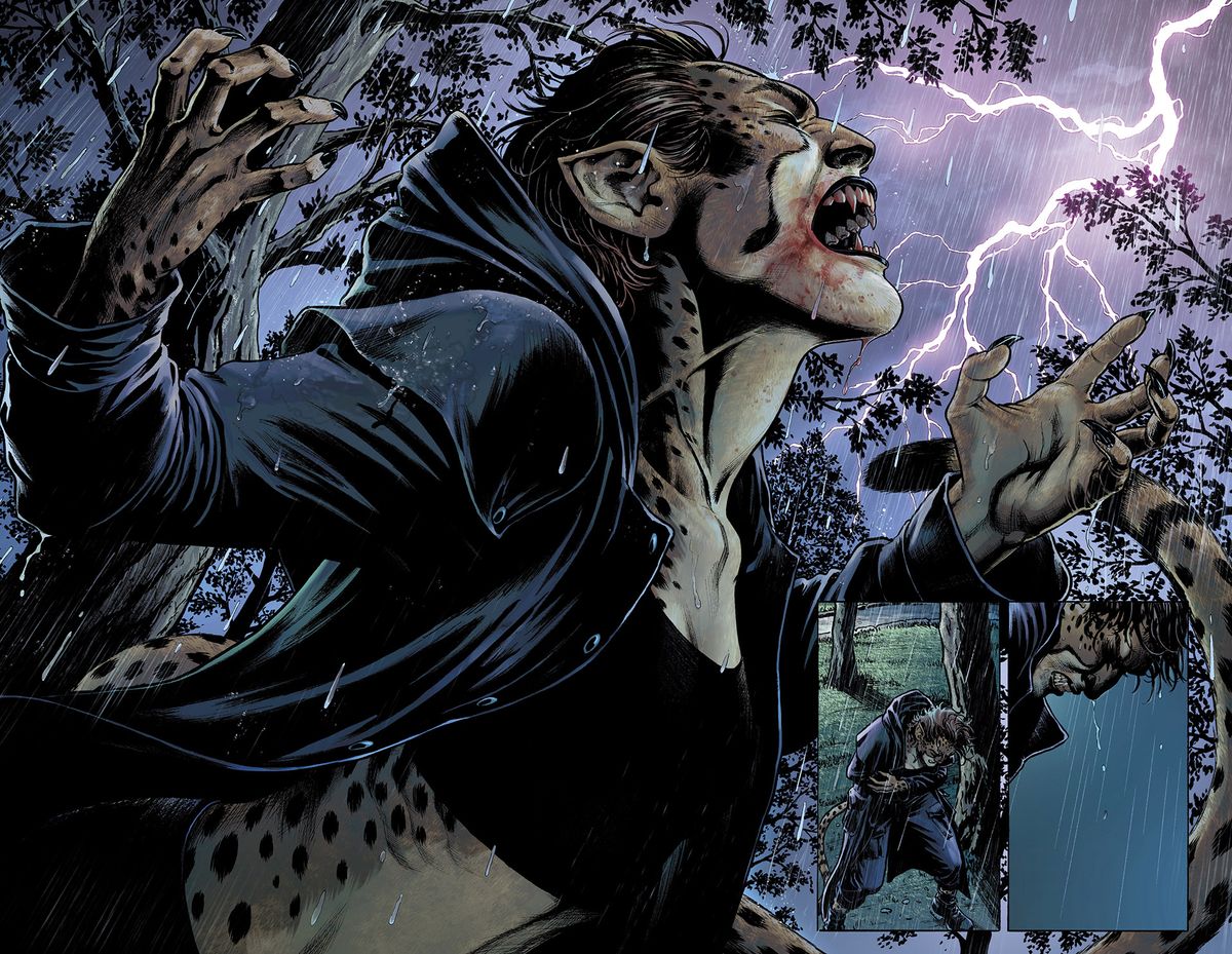 Cheetah and Cheshire Rob the Justice League