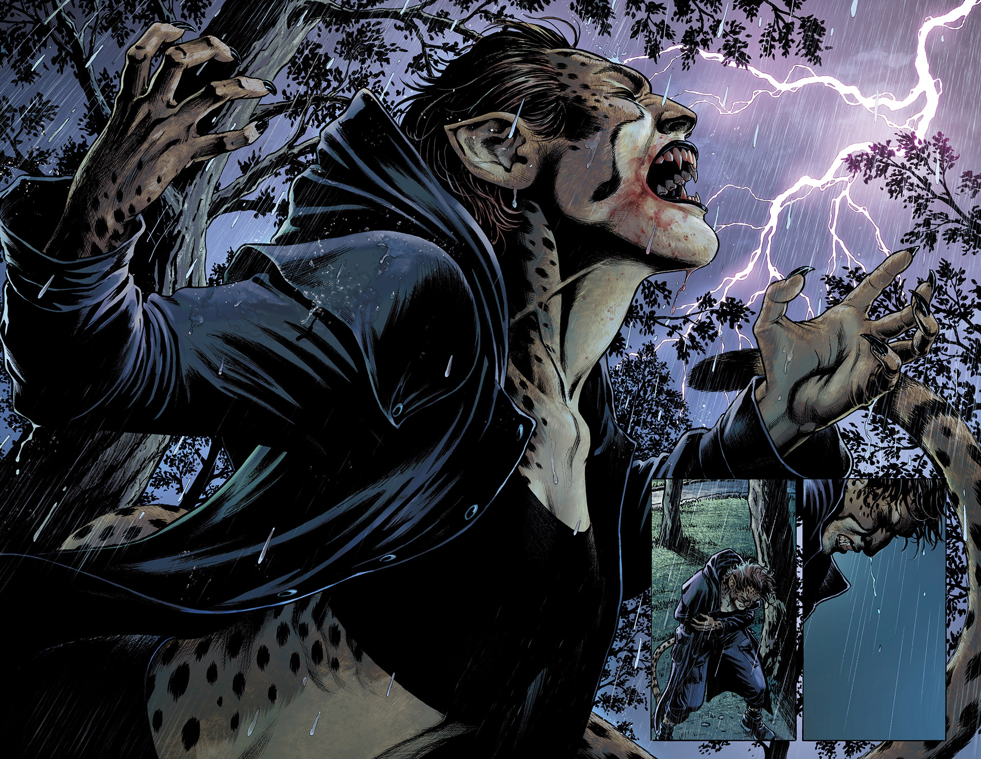 Cheetah and Cheshire Rob the Justice League