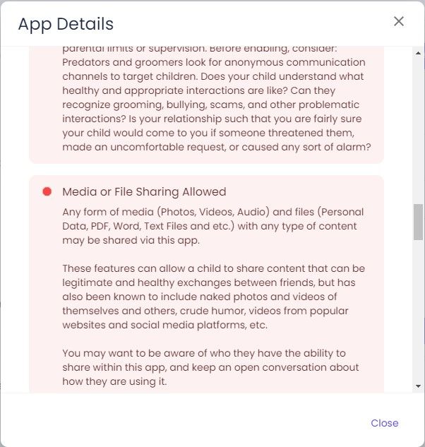 Pinwheel Caregiver Portal screenshot