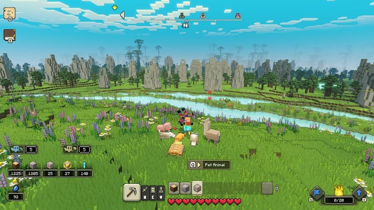 Minecraft Legends lets you pet the animals in its first major update |  Windows Central