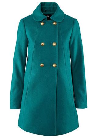 H&M double-breasted coat, £39.99