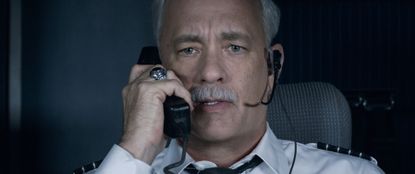 Hanks' stache in Sully.