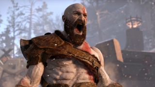 God of War collector's edition, Kratos shouting