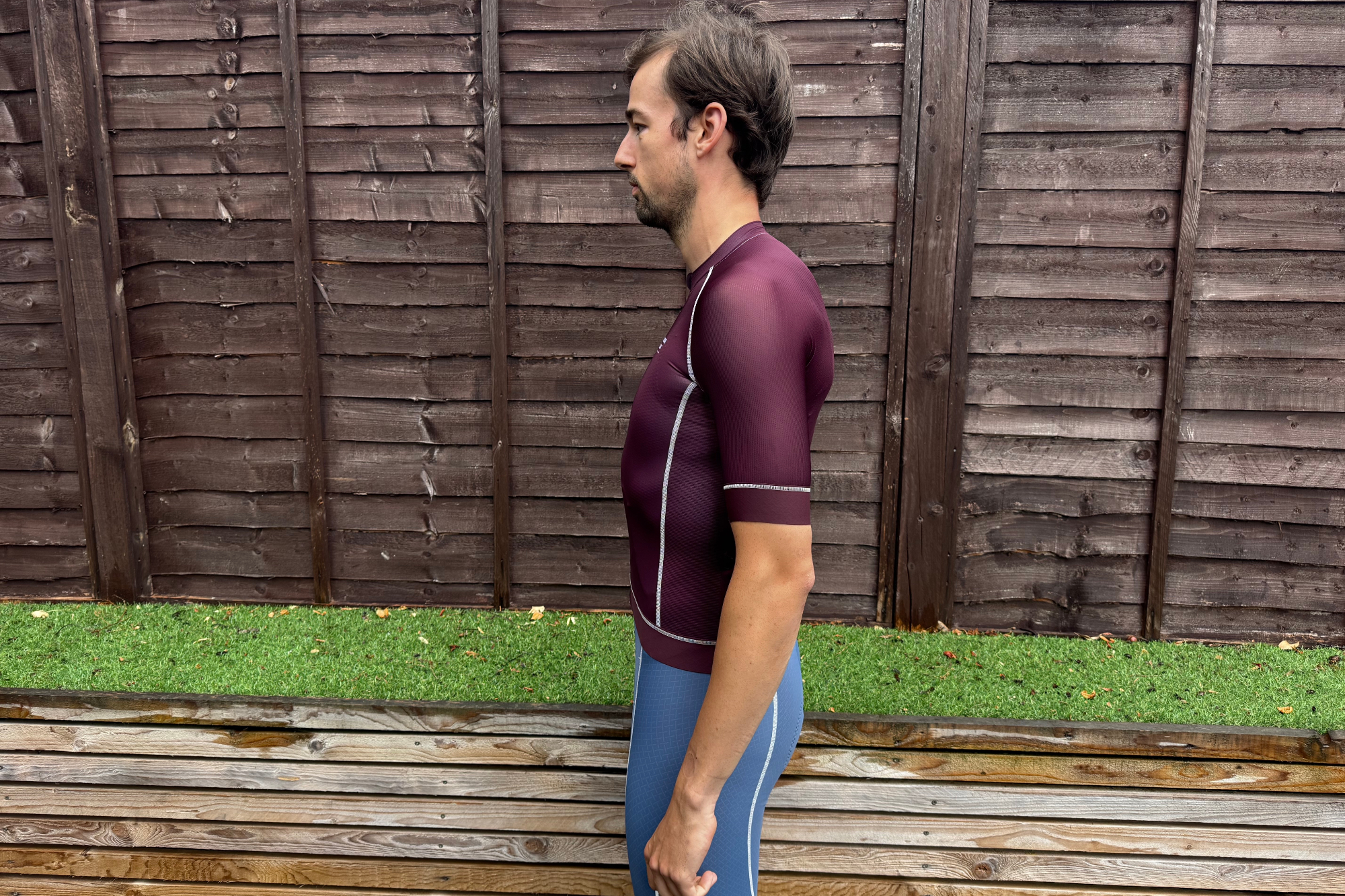 The PNS Mechanism jersey 2025 from a side view