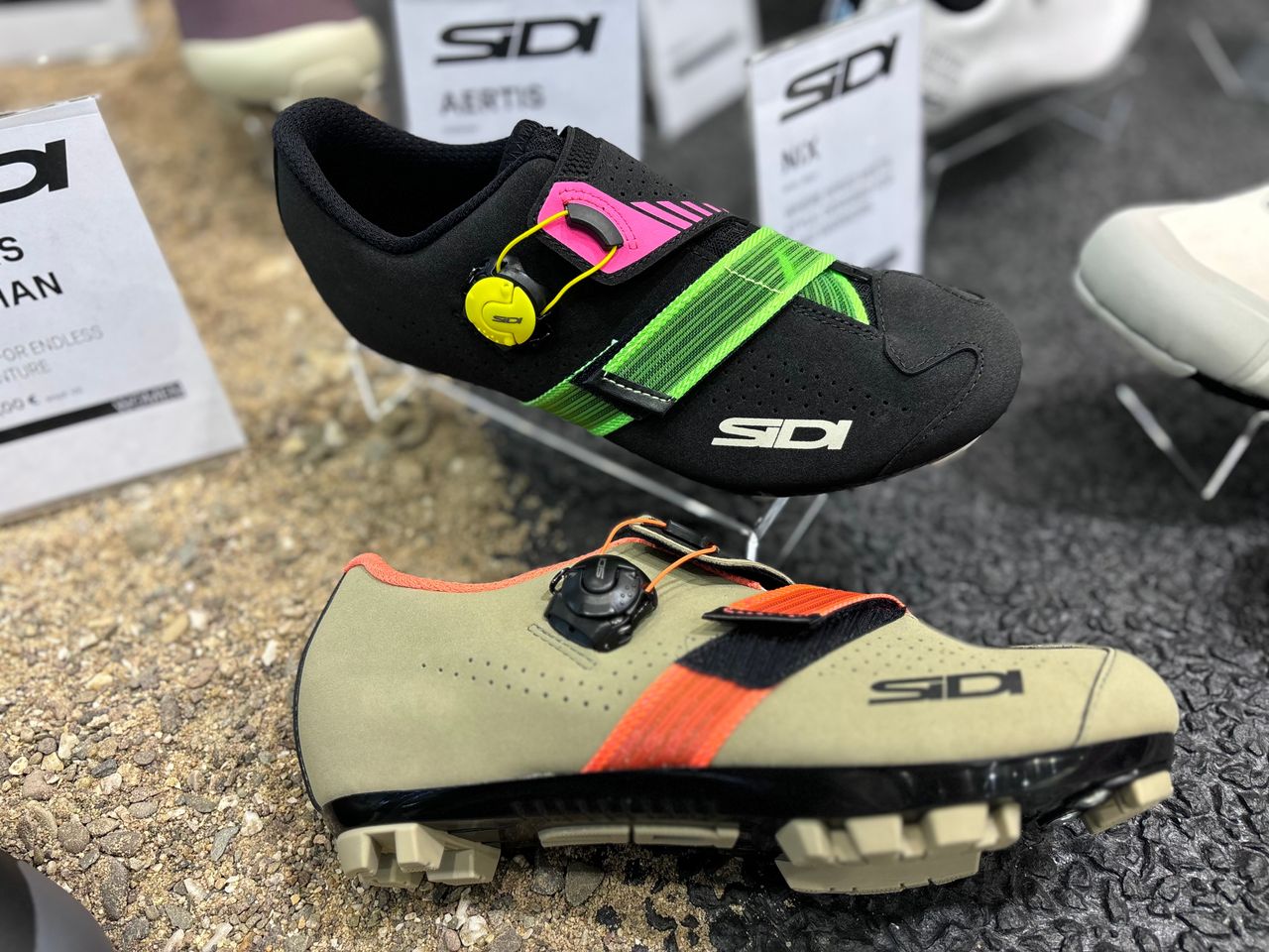 Sidi shoes at Eurobike