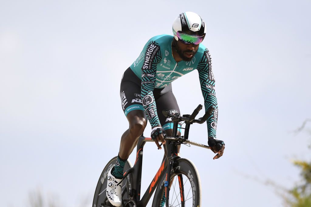 K&eacute;vin R&eacute;za (B&amp;B Hotels-Vital Concept) on the stage 5 time trial of the 2020 Ruta del Sol