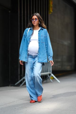 new york fashion week street style red