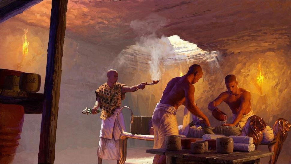 Elaborate underground embalming workshop discovered at Saqqara | Live ...