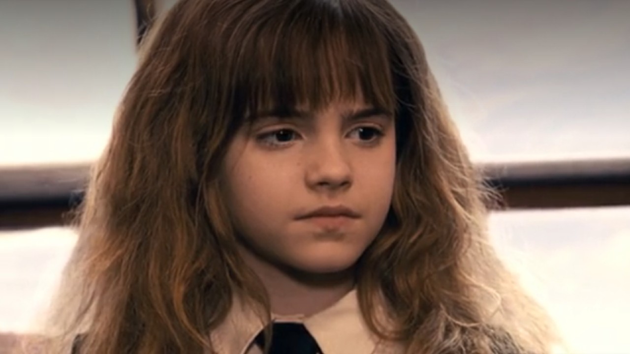 Emma Watson as Hermione in the first Harry Potter movie. 