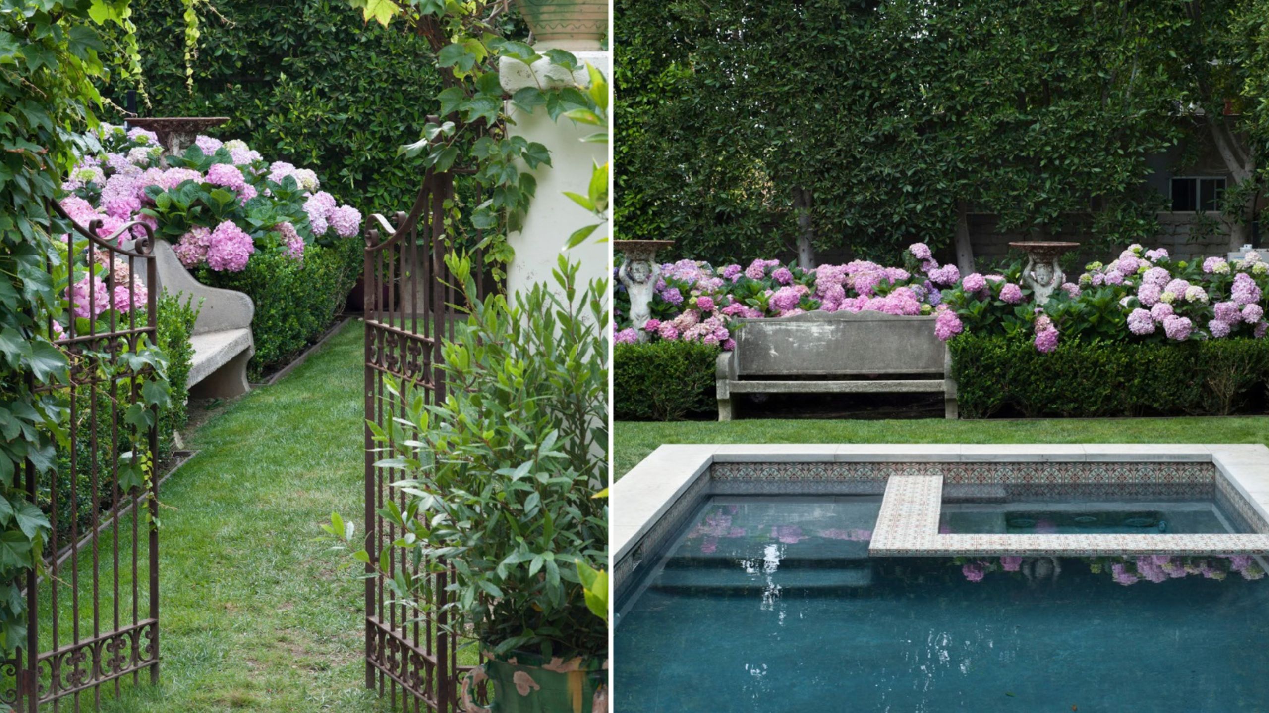 Stephen Block's garden pool
