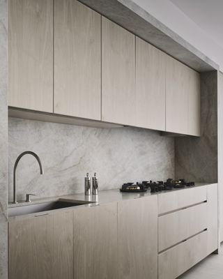 Kitchen cabinetry at Mandarin Oriental Residences, Beverly Hills by 1508's London
