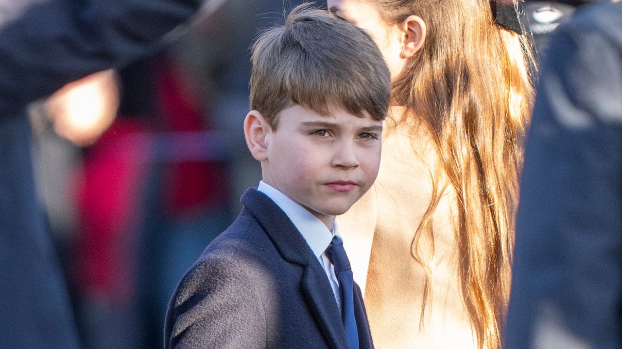 Prince Louis of Wales attends the Christmas Morning Service at St Mary Magdalene Church on December 25, 2025