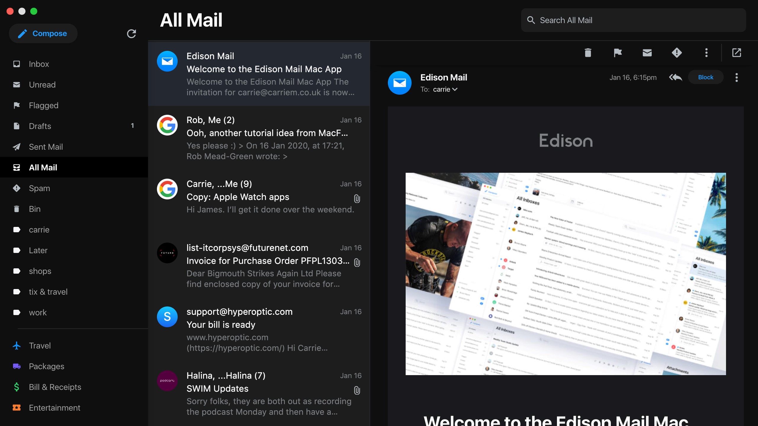 best unified email app for mac