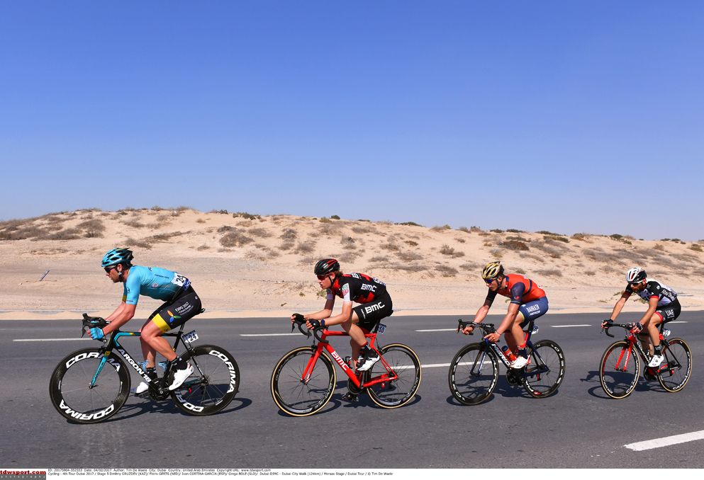 The break on the final stage of the Dubai Tour