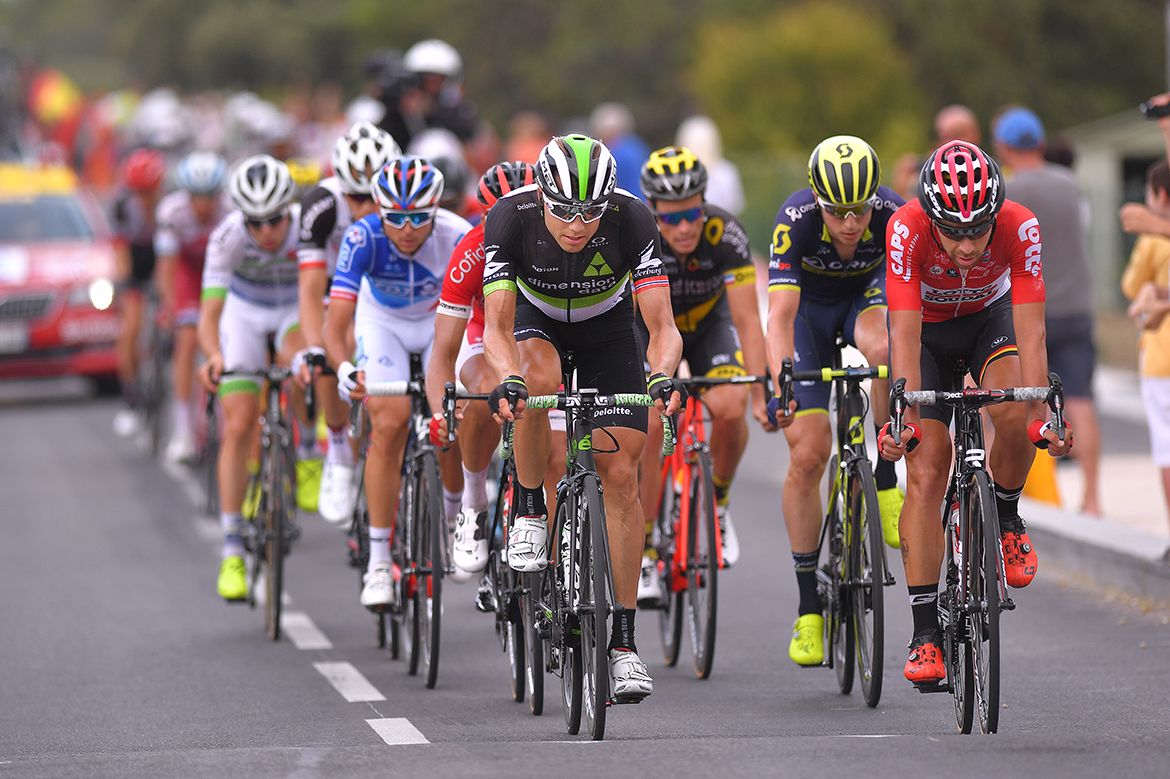 Edvald Boasson Hagen (Dimension Data) in the breakaway