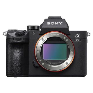 Sony A7 III on a white background
