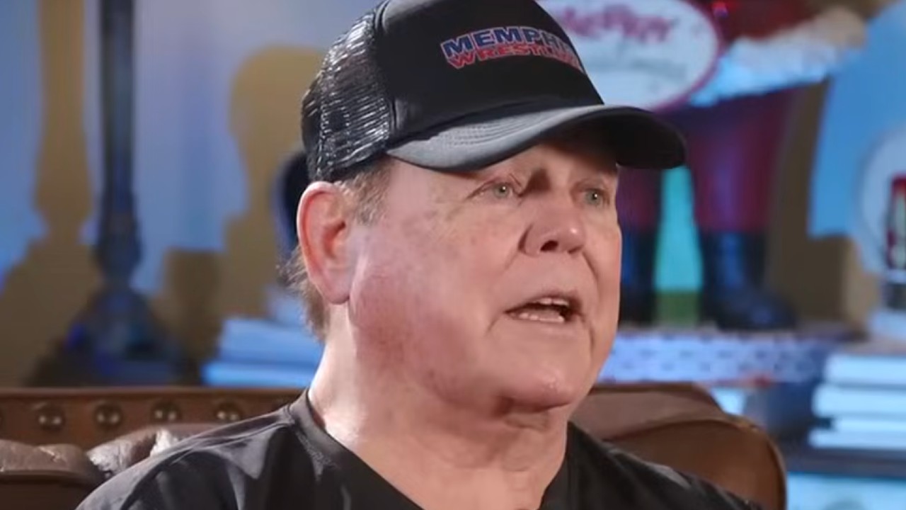Jerry Lawler in a television interview