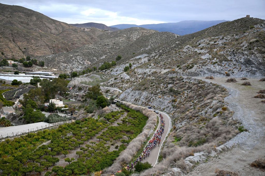 Field climbing to the Alto de La Alqueria