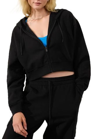 Athleta Forever Fleece Ultra Crop Full Zip