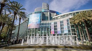 General view of the Anaheim Convention Center during The NAMM Show at Anaheim Convention Center on January 27, 2024 in Anaheim, California