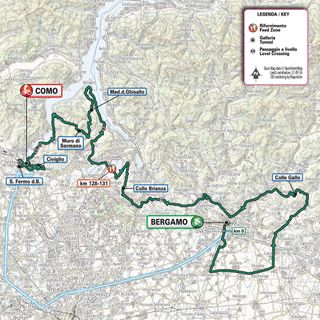 The lay of the land of the 2020 edition of Il Lombardia.