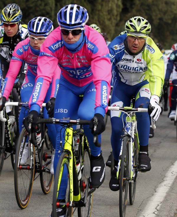 Alessandro Petacchi (Lampre-ISD) didn't add to his impressive tally of wins at the GP degli Etruschi.