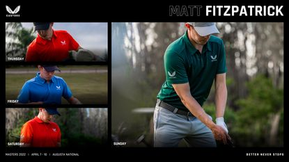 Matt Fitzpatrick To Debut Castore Golf Apparel 