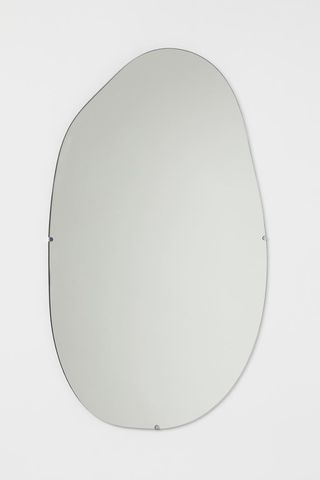 Asymmetrical minimalist irregular mirror from H&M Home.