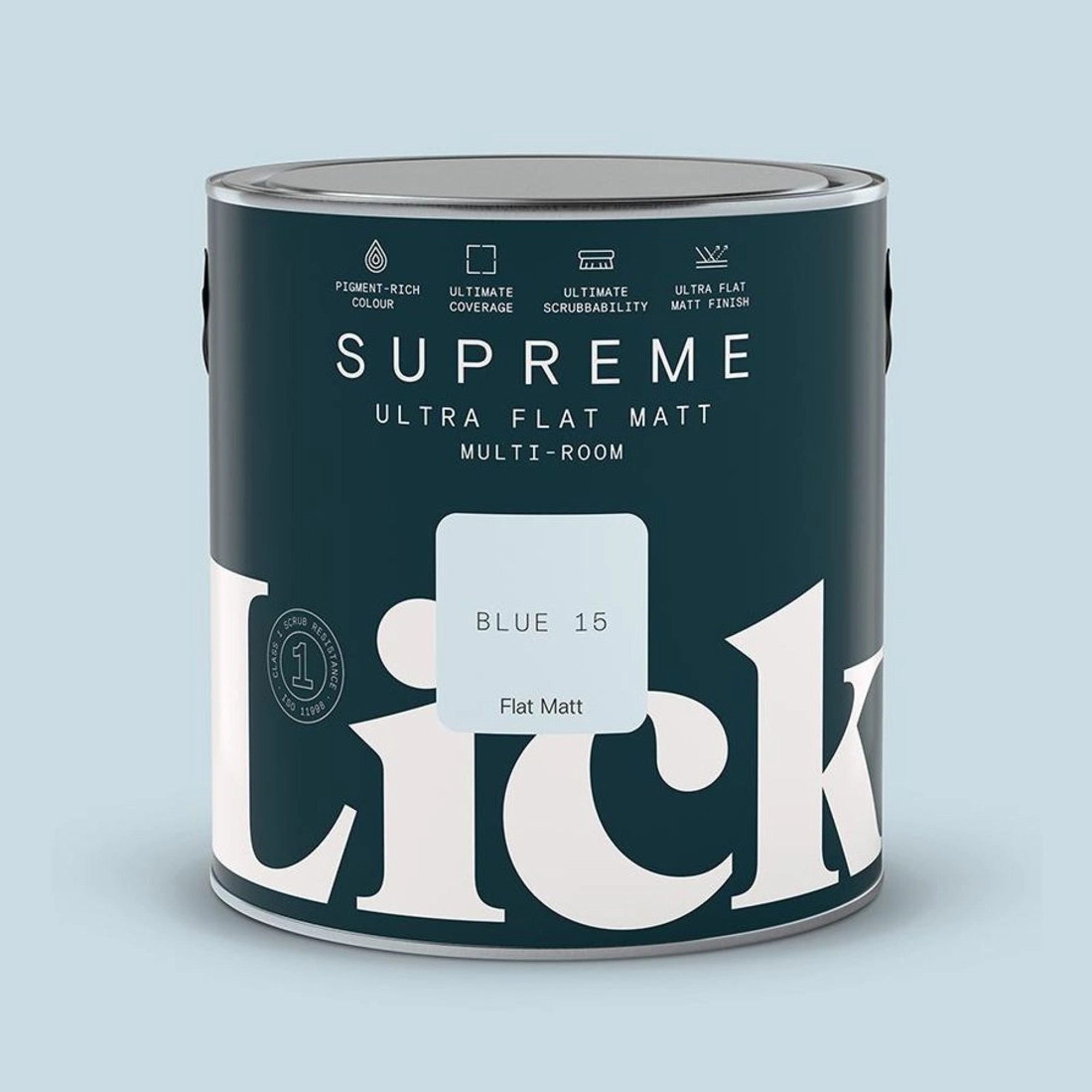 Lick Blue 15 Ultra Flat Matt 2.5L