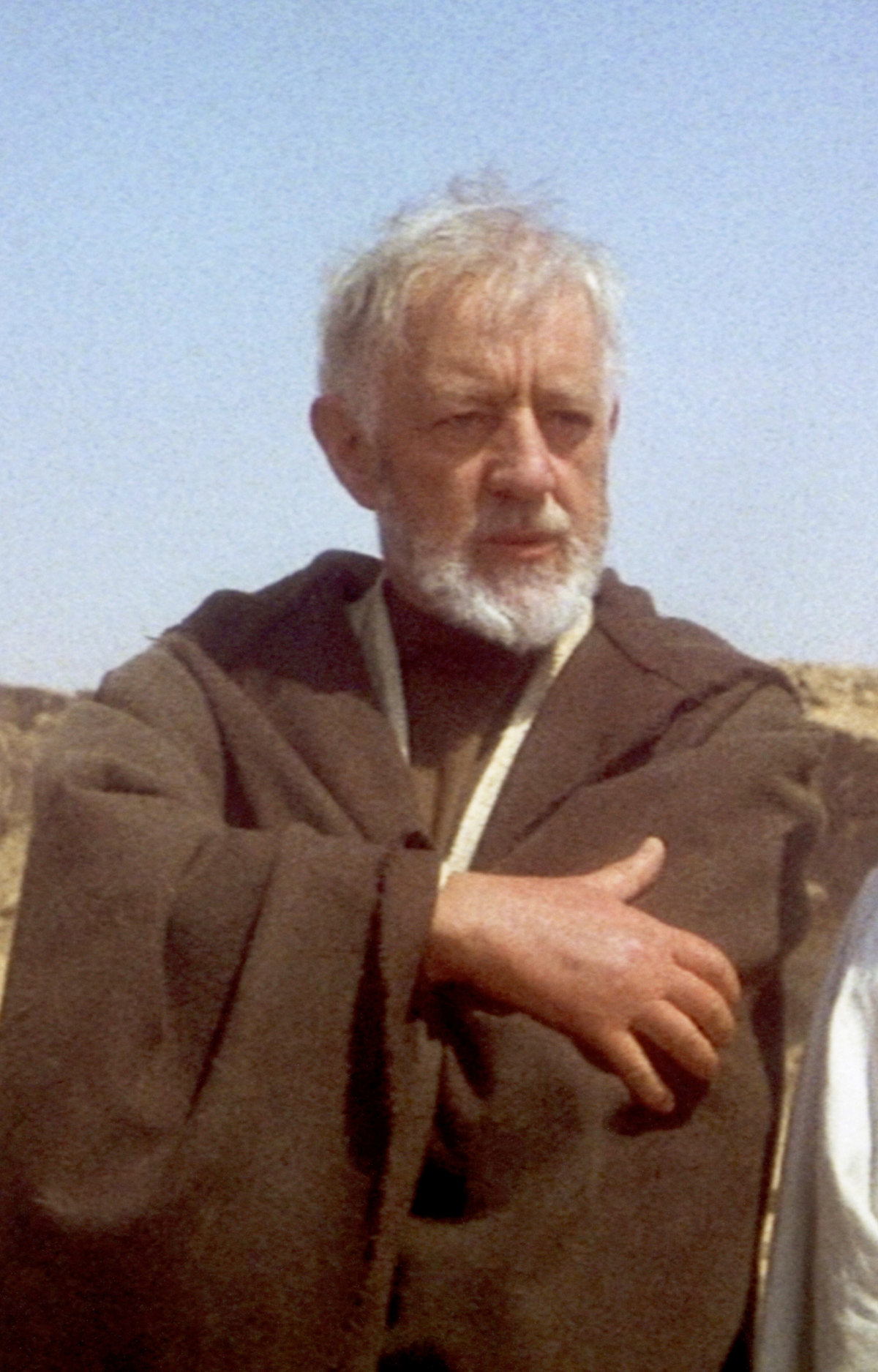 Alec Guiness in Star Wars: A New Hope 1977
