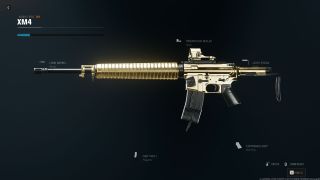 The gold camo on the XM4 in Call of Duty: Black Ops 6