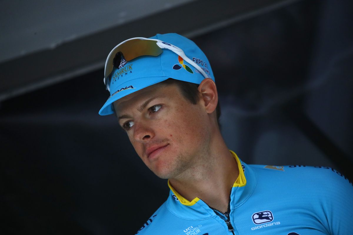 Jakob Fuglsang at the Crit&eacute;rium du Dauphin&eacute;