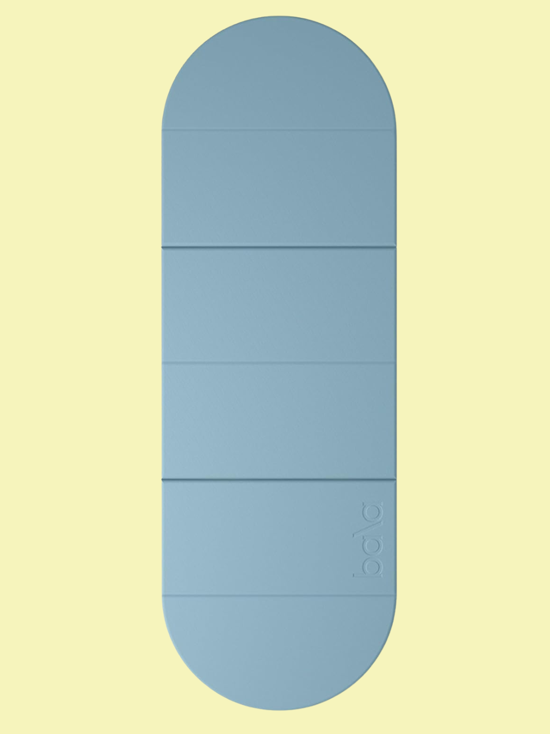 A sea blue yoga mat from Bala