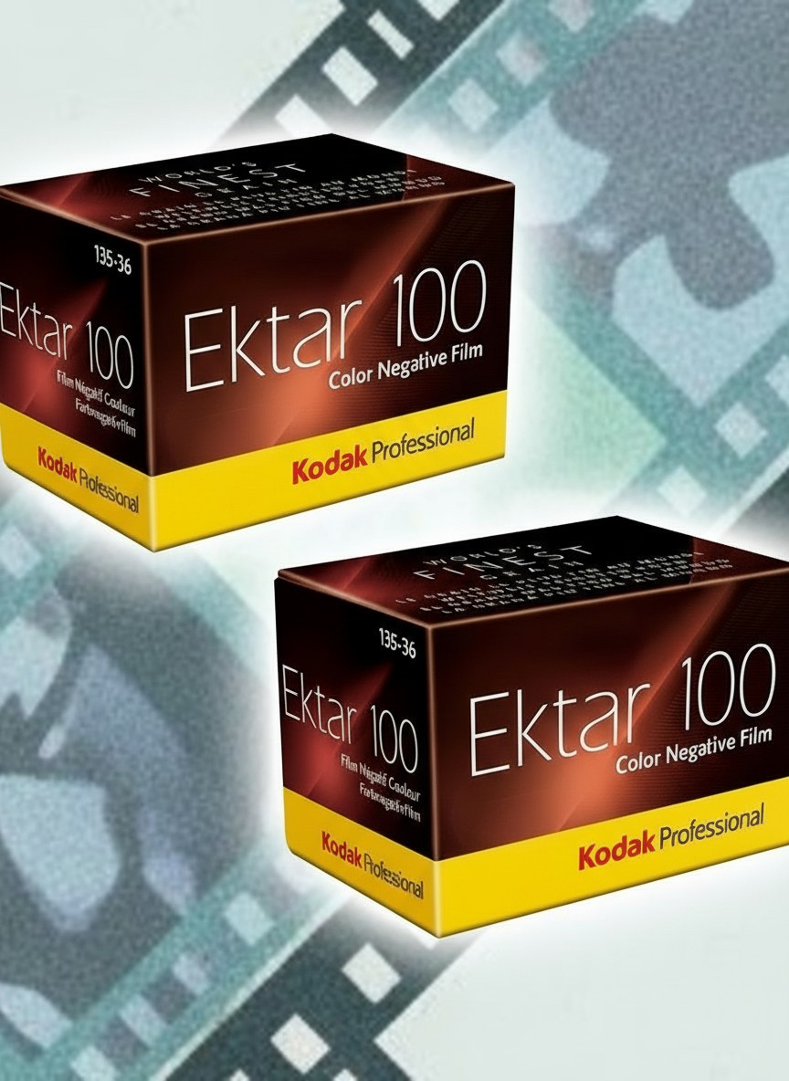 Kodak Ektar 100 Professional 
36-exp color print film (pack of 2)