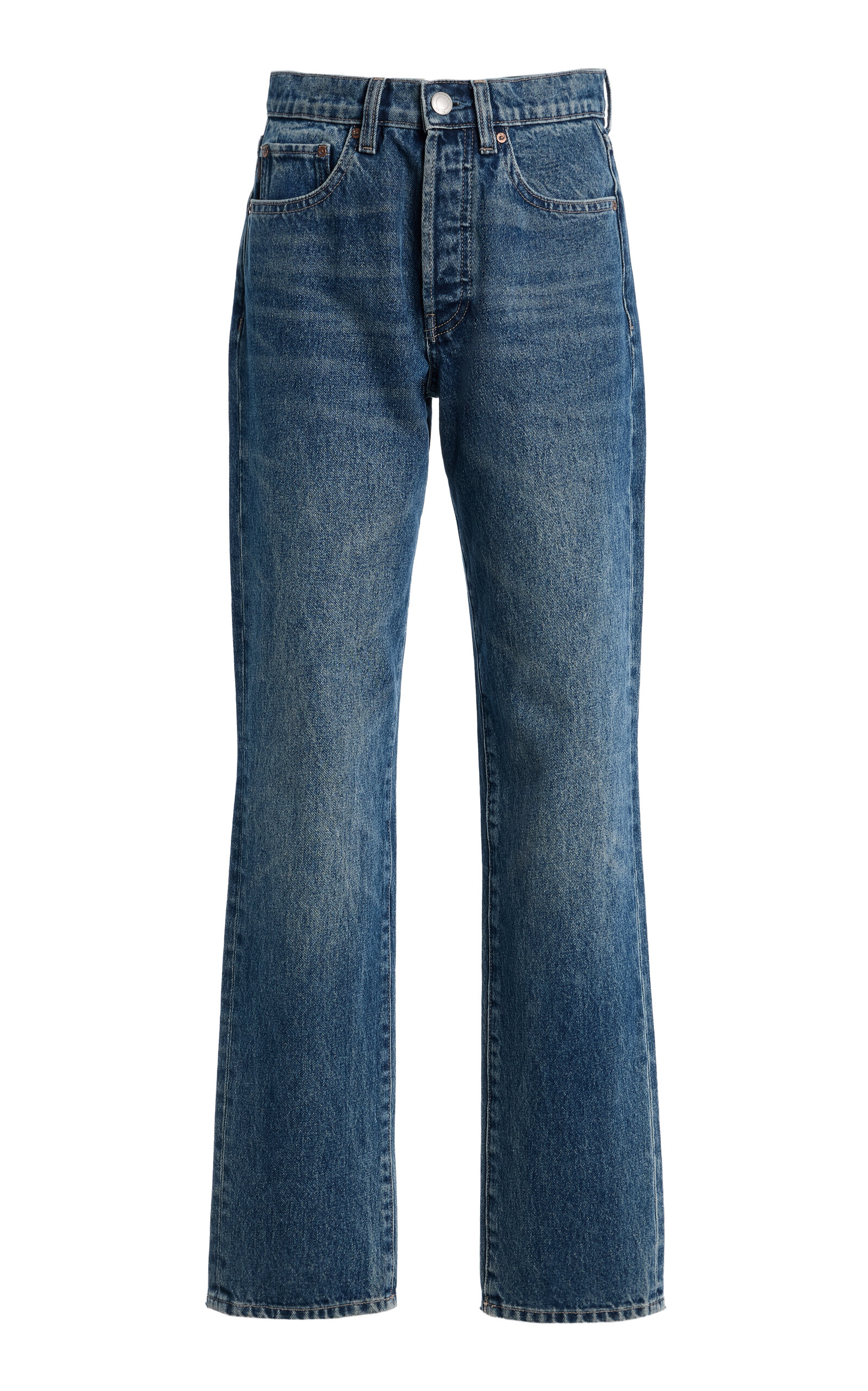 X Olympia of Greece Exclusive Olympia Slim Straight Mid-Rise Jeans