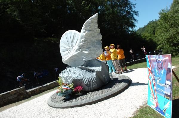 It was fitting that Fabio Casartelli was honoured on the 100th anniversary of the Tour's entry into the Pyrenees