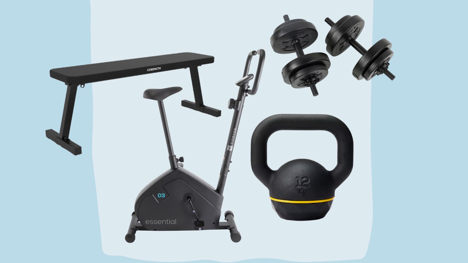 Skip the gym membership - 6 deals I'd shop to create a home gym for under £261 in the Decathlon sale