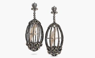 'Oval Bird Cage Earrings' by Bochic for Annoushka.