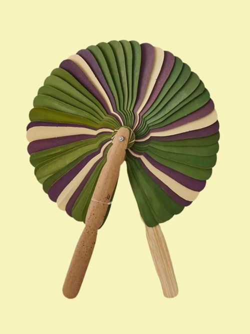 Khmer Fan, Fern Green Multi