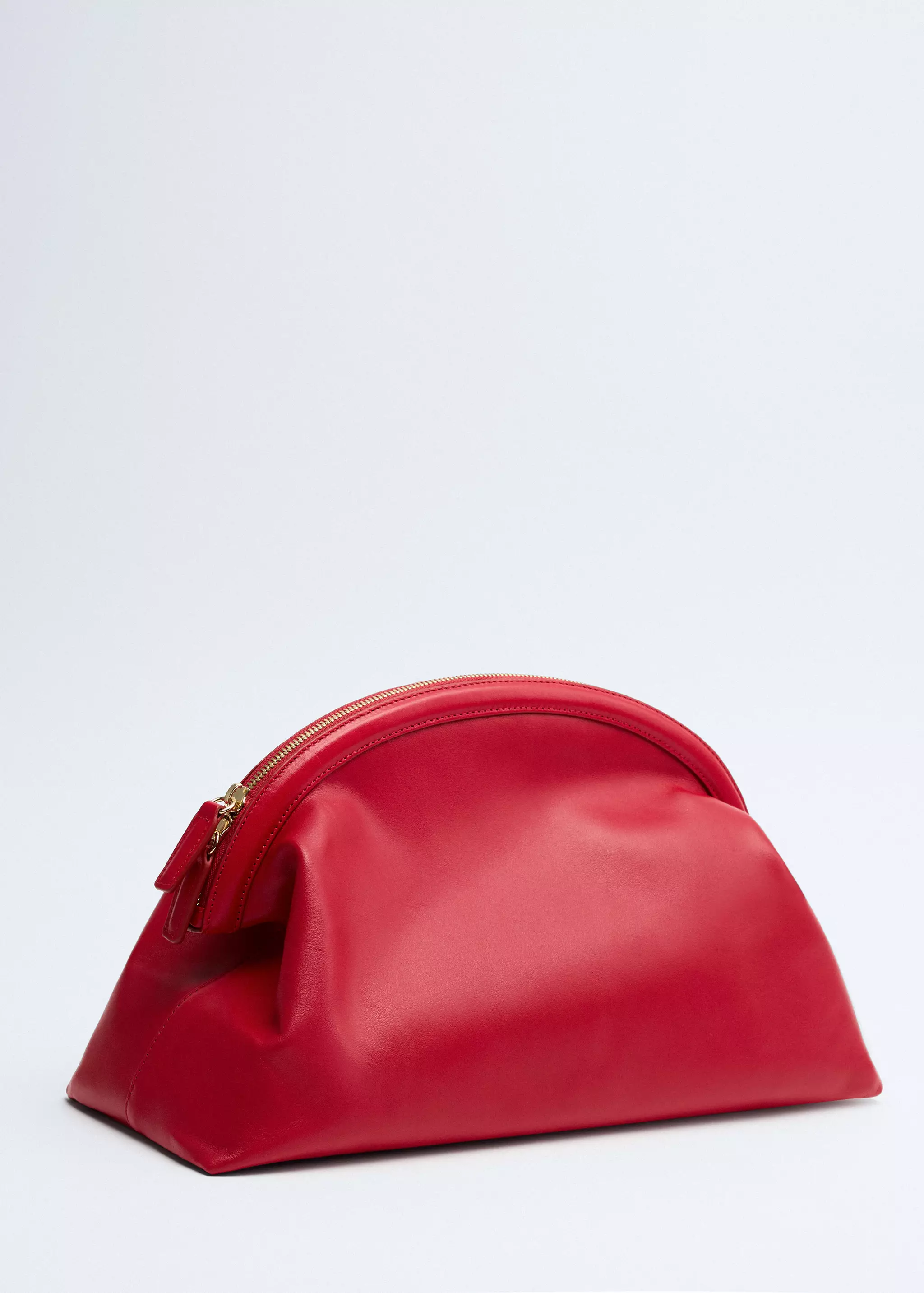 Leather Clutch Bag - Women | Mango United Kingdom
