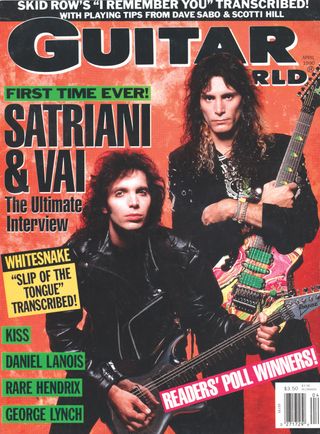 Guitar World cover April 1990