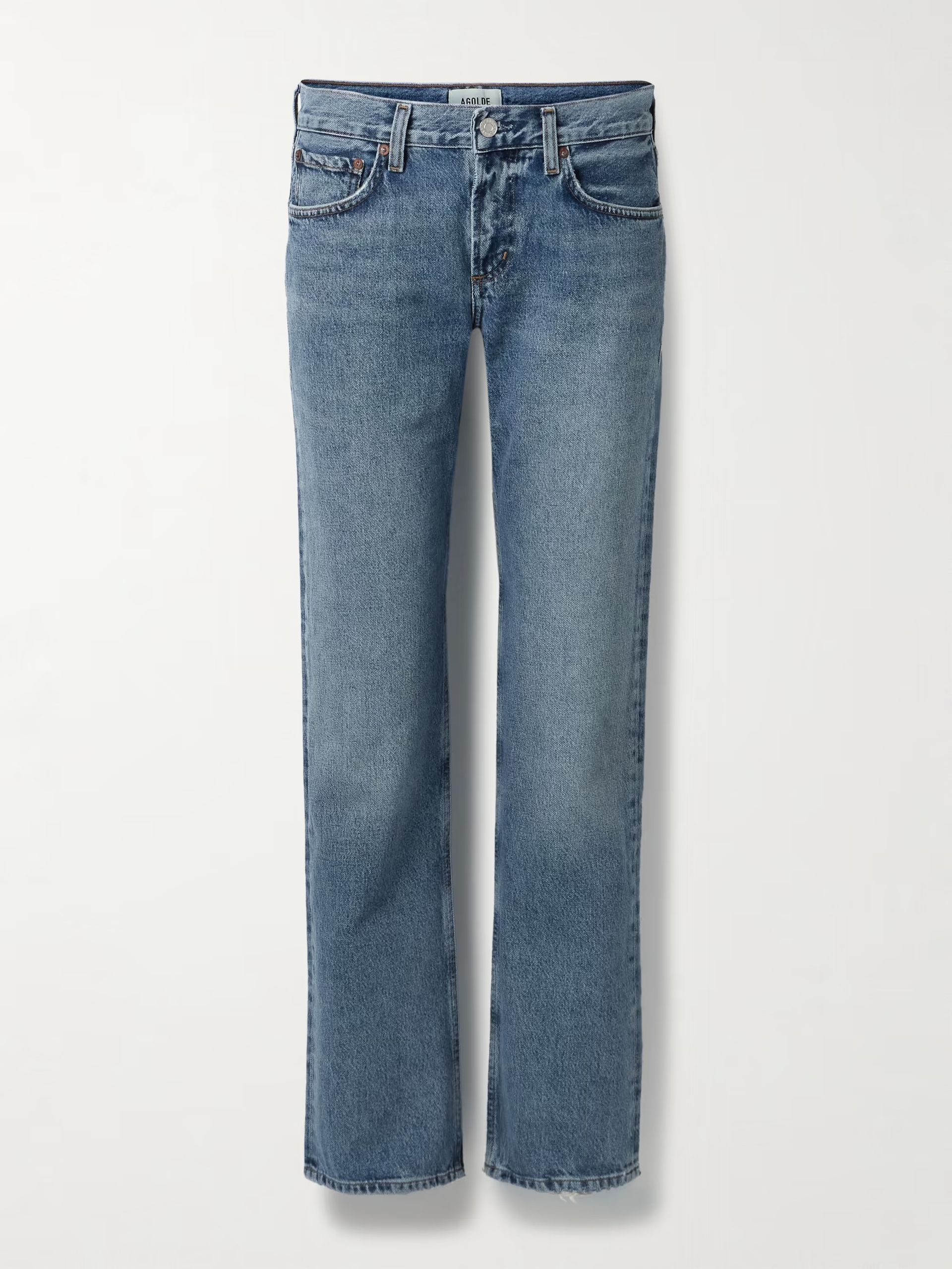 Agolde, Low-Rise Slim-Leg Jeans