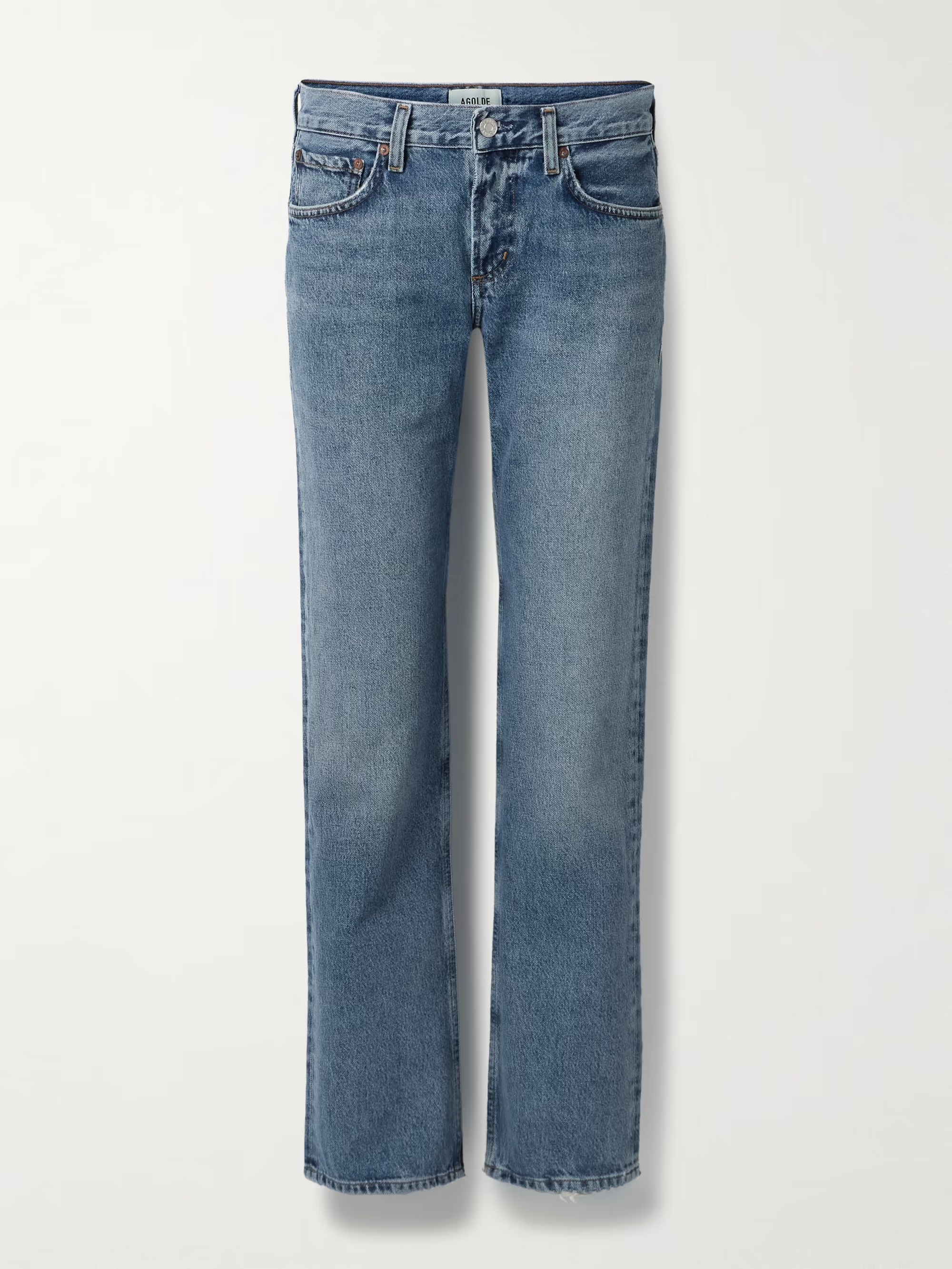 Agolde, Low-Rise Slim-Leg Jeans
