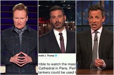 Conan O'Brien and Jimmy Kimmel mock Trump's Notre Dame advice