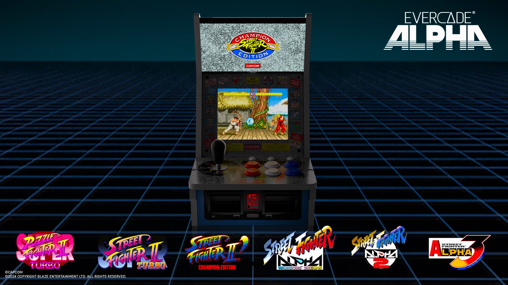 Evercade bartop arcade machine is inbound, comes in Mega Man and Street Fighter flavors