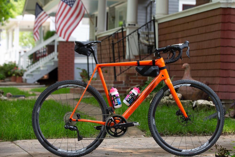Taylor Phinney's EF WorldTour team uses Cannondale on the road, so of course the US brand would provide the SuperX for the Kanza contest