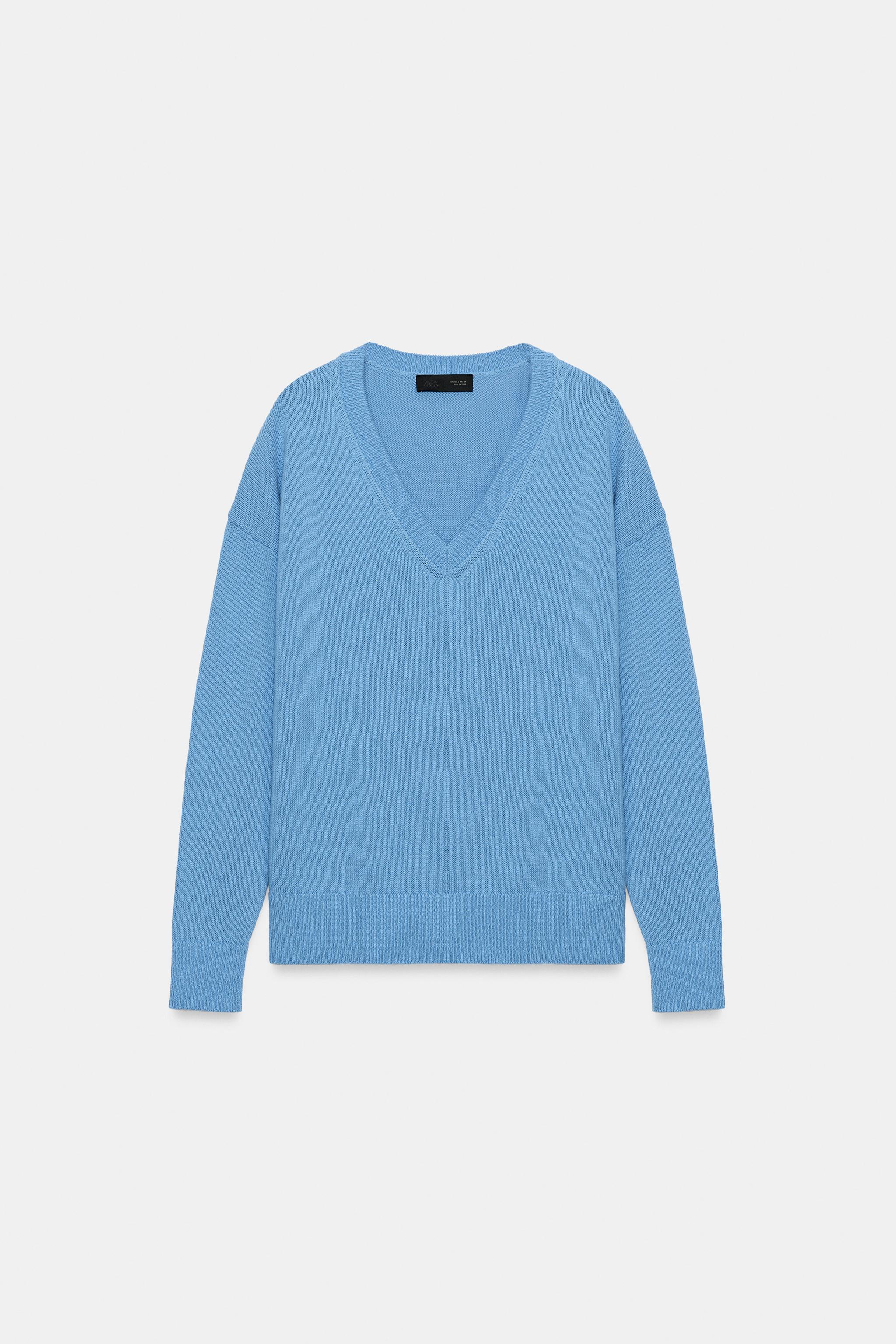 V-Neck Knit Jumper
