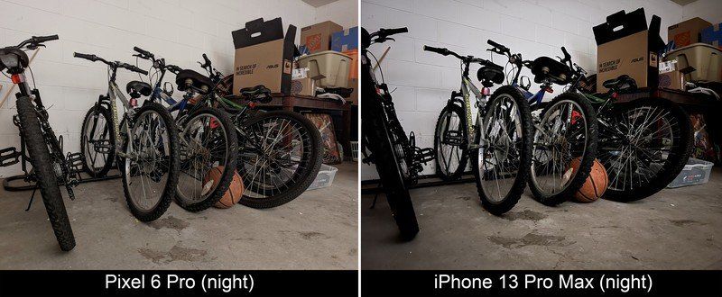 Pixel 6 Pro Vs Iphone 13 Pro Max Night